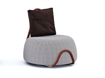 BABOU - Fabric armchair by Paolo Castelli - view 2